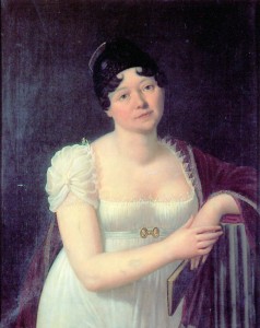 Caroline von Wolzogen, Gemälde von Carl von Ambère, 1808