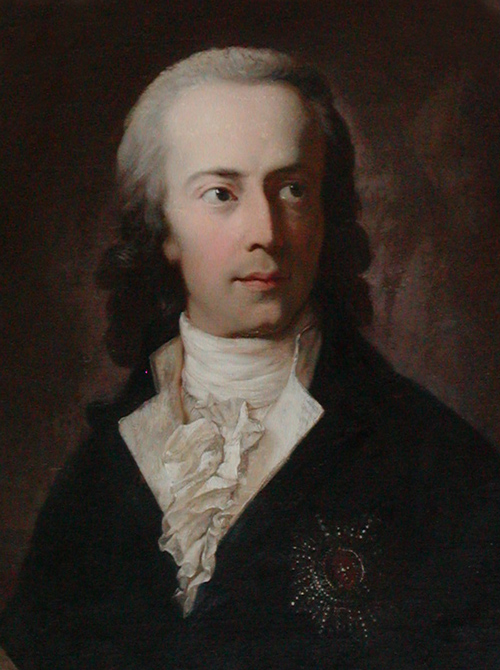 Herzog Friedrich Christian II. von Augustenburg, Gemälde von Anton Graff
