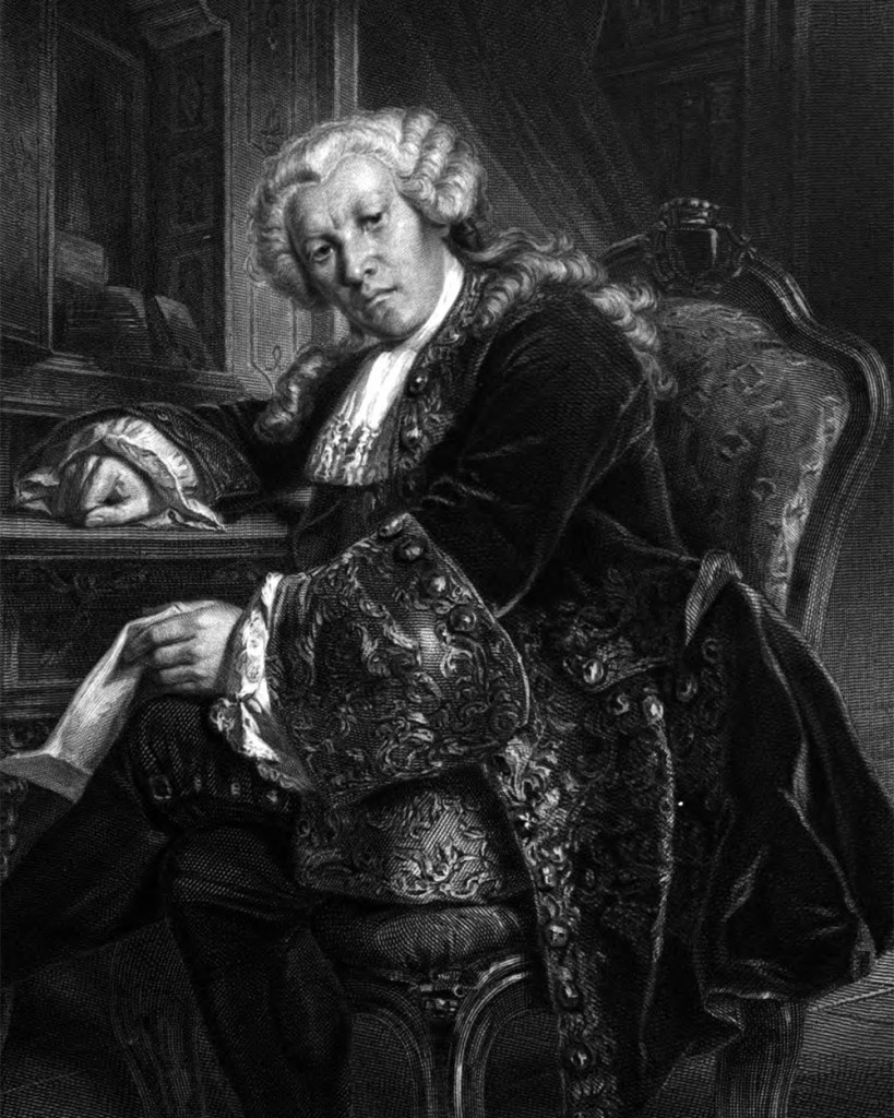 Charakterisierung des Franz Moor, Zeichnung von Friedrich Pecht ...