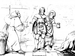 Friedrich Schiller "Wilhelm Tell" 5. Akt 2. Szene: Wilhelm Tell weist den Kaiser-Mörder Parricida von seinem Hof.